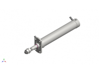 Hydraulic cylinder with position measurement