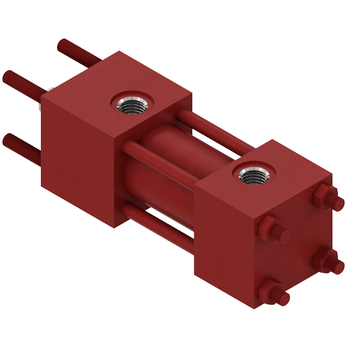 Hydraulic cylinder, Double acting, H160 Co Series, Type MX3